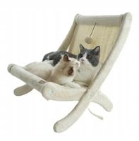 Legowisko LEŻAK DRAPAK dla kota nowoczesne BEŻOWY MP16 fotel sofa