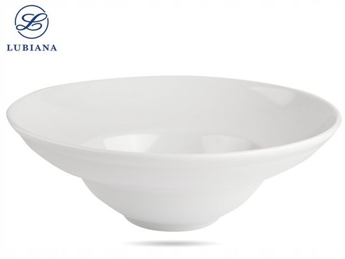 LUBIANA KASZUB/HEL Talerz Obiadowy Głęboki Do Makaronu Pasty 26 cm Biały na Arena.pl