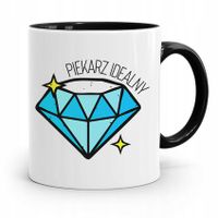 Kubek Czarny Prezent Dla Piekarza Idealny Z Nadrukiem Ze Zdjęciem