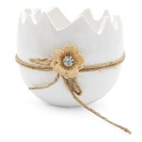 JAJKO WIELKANOCNE DONICZKA CERAMICZNA SKORUPKA JAJKA BIAŁA OSŁONKA