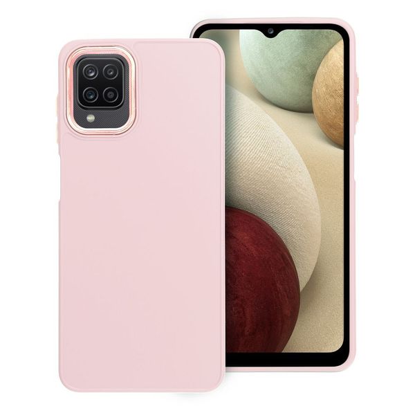 Futerał FRAME do SAMSUNG A12 / M12 pudrowy róż zdjęcie 1