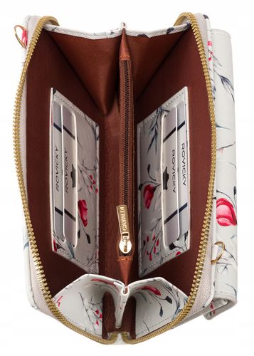 mini torebka-portfel ze skóry ekologicznej - 4u cavaldi na Arena.pl