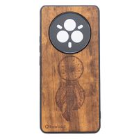 Drewniane Etui Bewood do Realme 14 Pro Plus 5G ŁAPACZ SNÓW IMBUIA