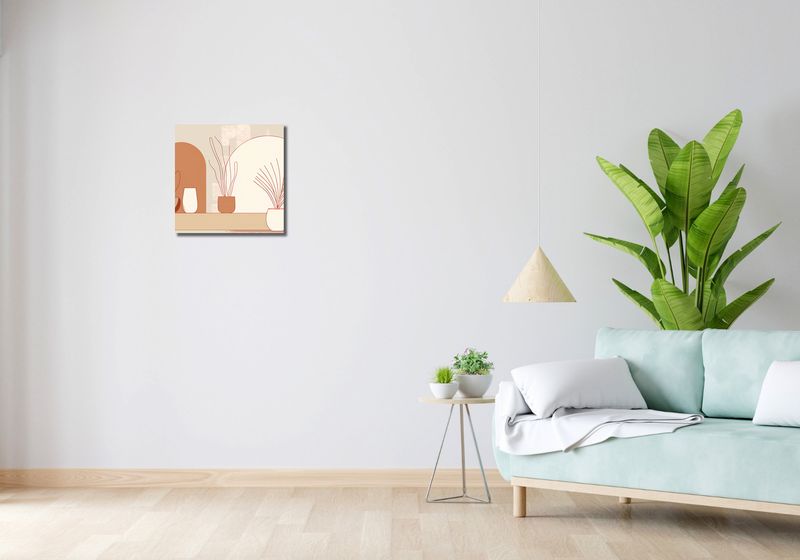 Obraz 40x40cm Widok Roślin zdjęcie 2