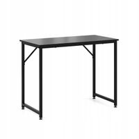 Biurko prostokątny Costway 100 x 50 x 77 cm czarny