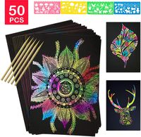 Kolorowanka wydrapywanka ZDRAPYWANKA 19x13 x50szt