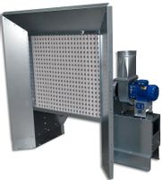 Ściana lakiernicza 1,5 kW filtr karton 1800 m3/h przeciwwybuchowa sucha