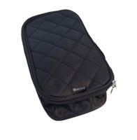 kosmetyczka czarna pikowana podręcznak