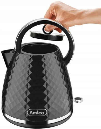 CZAJNIK KF 3030 CZARNY 1.7 L AMICA 2200 W na Arena.pl