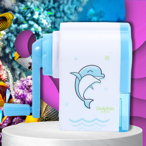 temperówka strugaczka  z pojemnikiem ręczna na korbkę nicekids niebieski na Arena.pl