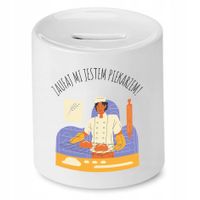 Skarbonka Dla Piekarza Zaufaj Mi Jestem Prezent Z Nadrukiem Ze Zdjęciem