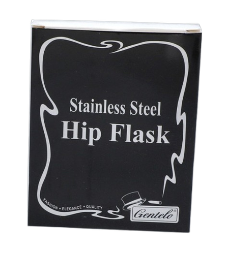 Piersiówka ze Stali Nierdzewnej w EkoSkórze Krokodyla 8 OZ ok. 240 ml na Arena.pl