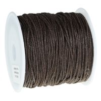 SZNUREK bawełniany woskowany 1mm brąz kawowy 20-30m