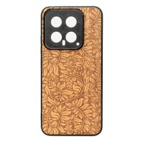 Drewniane Etui Bewood na Xiaomi 14 LIŚCIE JABŁOŃ