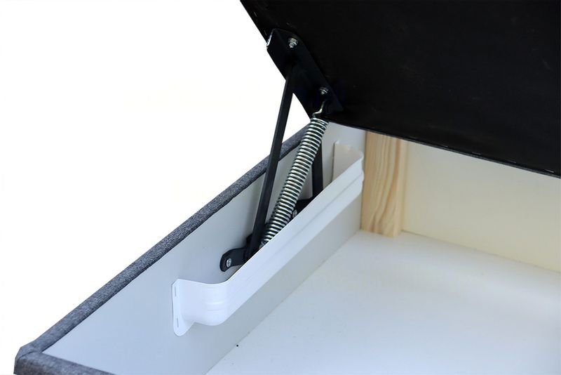 ARN202-W2 Nowe Łóżko Tapczan z pojemnikiem 90/200 90x200 z materacem zdjęcie 9