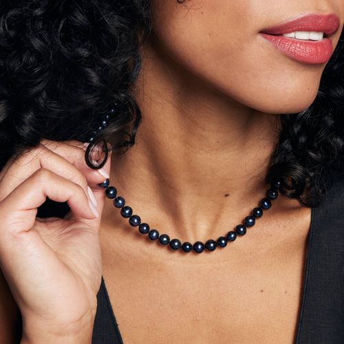 Srebrny naszyjnik Staviori z perłami na Arena.pl