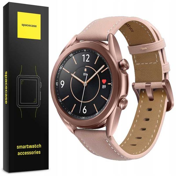 Spacecase Leather Strap 20 Mm Pink zdjęcie 2