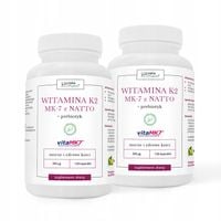 WITAMINA K2 vitaMK7 z NATTO 200µg KOŚCI 2x120