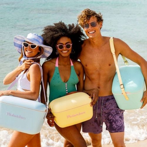 LODÓWKA TURYSTYCZNA 12L EXLISIVE POLARBOX ŻÓŁTA STYLOWA RETRO 2024 na Arena.pl