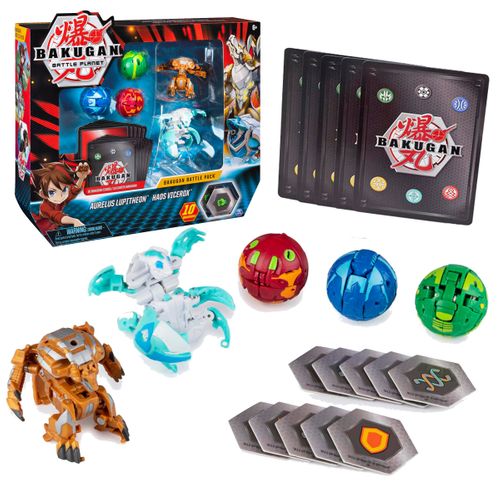 BAKUGAN Zestaw 5 figurek + karty Aurelus Lupitheon na Arena.pl