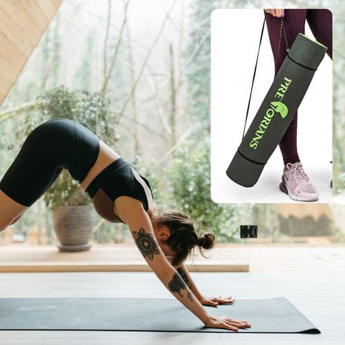 Mata Do Ćwiczeń Fitness Yogi 6Mm Tpe Pretorians Zielona na Arena.pl