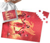 PUZZLE - Liverpool F.C. WZORY DLA MAŁEGO PIŁKARZA 35el + WORECZEK