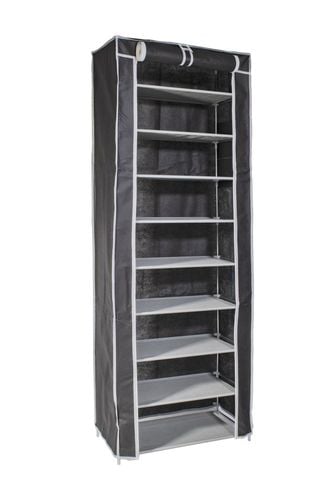 Tekstylna szafka na buty XXL 9 półek duża pojemna garderoba przedpokój na Arena.pl