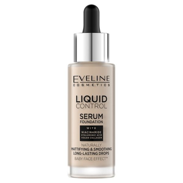 Eveline Cosmetics Liquid Control HD Podkład do twarzy nr 010 Light zdjęcie 7