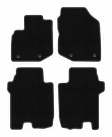 Dywaniki samochodowe welurowe BASIC Honda Jazz III 2011-2014 czarne