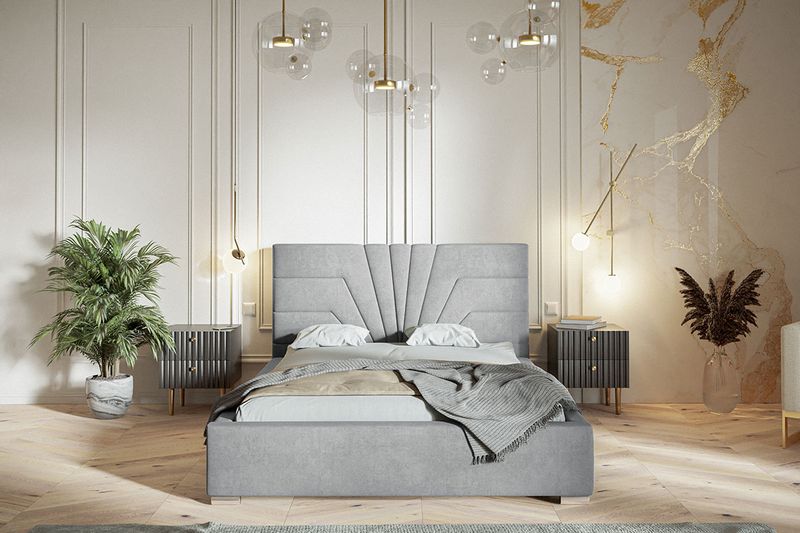 Łóżko tapicerowane 180x200 Royal 1 pojemnik stelaż zdjęcie 7