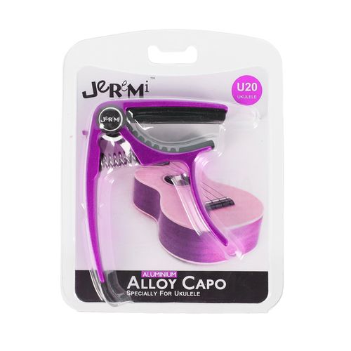 Kapodaster ukulele banjo JEREMI U20 Fioletowy na Arena.pl