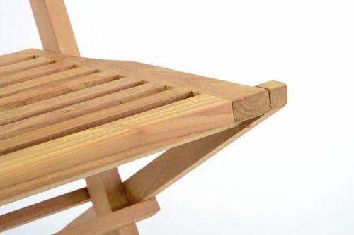 Krzesło tekowe DIVERO na Arena.pl