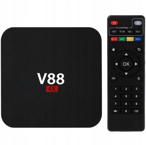ODTWARZACZ MULTIMEDIALNY SMART TV BOX SCISHION ANDROID 10.1 V88 PRZYSTAWKA na Arena.pl