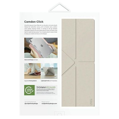 UNIQ etui Camden Click iPad Air 13"      (2024/2025) beżowy/ivory na Arena.pl