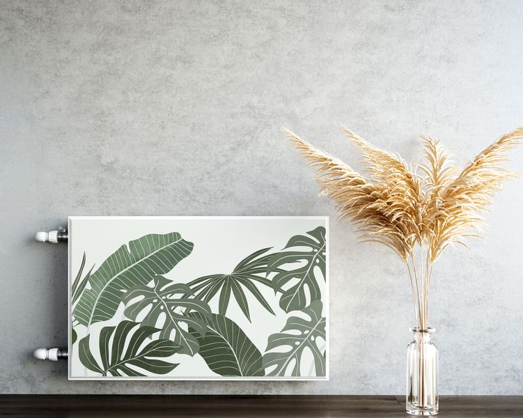 Osłona MAGNETYCZNA Kaloryfera Tropikalne Liście Rośliny 110cm x 60cm zdjęcie 5