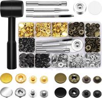 Zatrzaski Napy Guziki do Ubrań Spodni Zestaw do Montażu Zatrzasków Zapinki