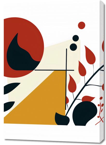 Obraz 70x100cm Ogień i Flora zdjęcie 1