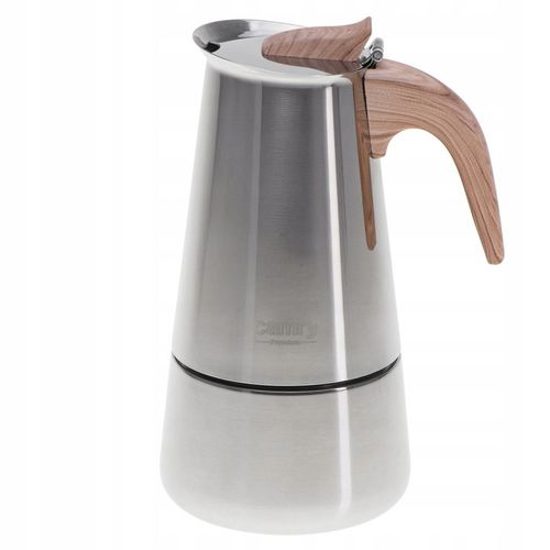 Kawiarka Zaparzacz do kawy 450ml Działa na indukcji, Gaz, Stalowa Camry na Arena.pl