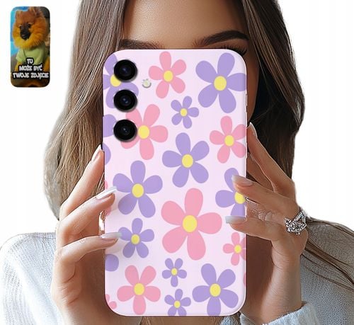 ETUI CASE SAMSUNG GALAXY S24 FE STOKROTKA STOKROTKI MODNE WZORY + SZKŁO na Arena.pl