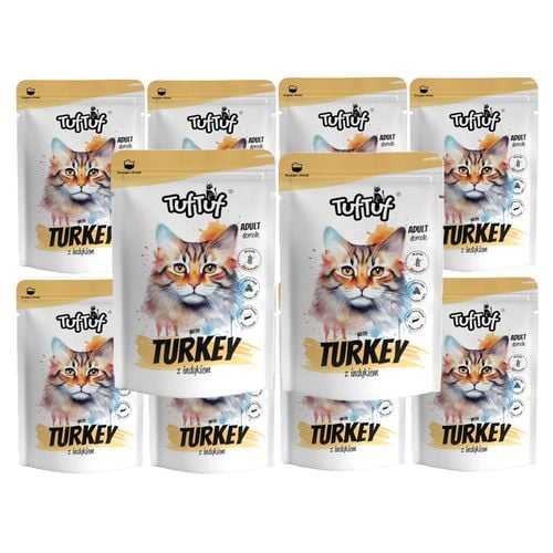 Tuf Tuf Kot saszetka dla kota z indykiem 10 x 100g na Arena.pl