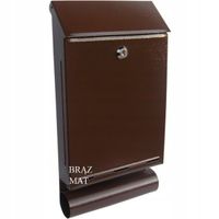 SKRZYNKA NA LISTY Z TUBĄ A-4T BRĄZOWA - SKL A4T 472