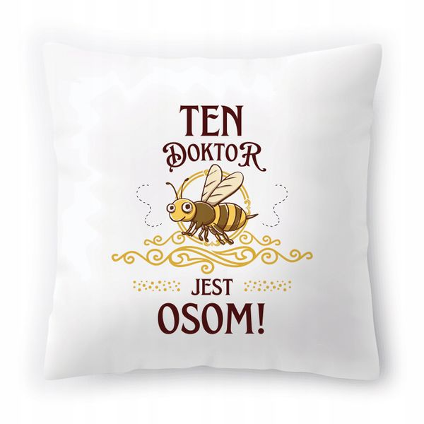 Poduszka Dla Doktora Na Urodziny Prezent Z Nadrukiem Ze Zdjęciem zdjęcie 1