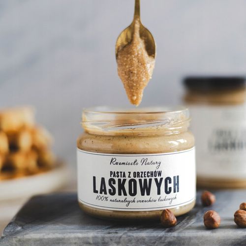 PASTA Z ORZECHÓW LASKOWYCH 100% - Rzemiosło Natury- 1KG na Arena.pl