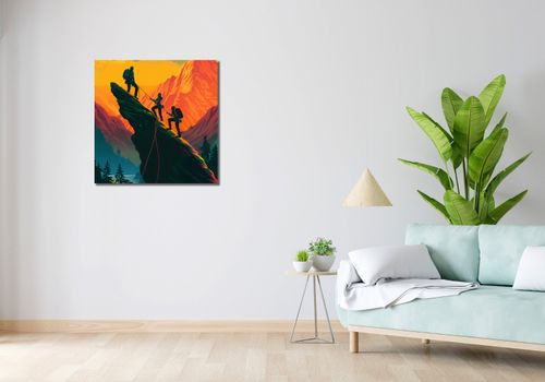 Obraz 70x70cm U Szczytu na Arena.pl