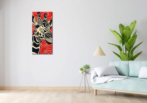 Obraz 40x90cm Wzrok Żyrafy na Arena.pl