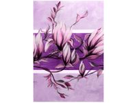 OBRAZ FIOLETOWY KWIAT MAGNOLII
