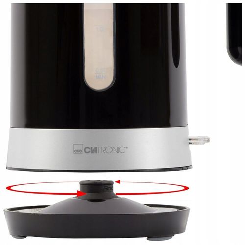 CZAJNIK ELEKTRYCZNY BEZPRZEWODOWY POJEMNY MOCNY 1,8L 2200W CZARNY DUŻY na Arena.pl