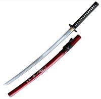 Miecz samurajski katana 6KM18-410RD do treningu cięć + stojak