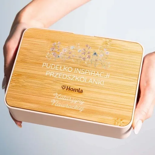 Organizer pojemnik różowy z lusterkiem NADRUK własny PREZENT URODZINY zdjęcie 15