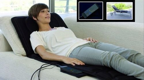 Mata masująca wibracyjna Materac masujący do masażu na łóżko 16 silników na Arena.pl